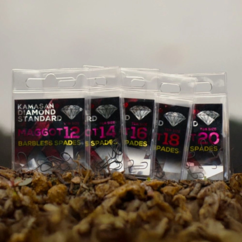 Kamasan Diamond Standard Maggot Barbless Hooks